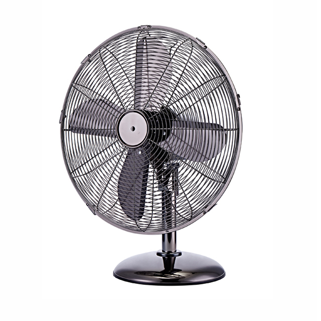 Luxury Metal Table Fan 16-inch Metal Finish Fan 