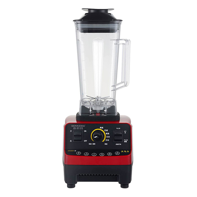 Multifunctional Manual Commercial Blender With Food Processor for Smoothie/Baby Food 2L Red ZH-658