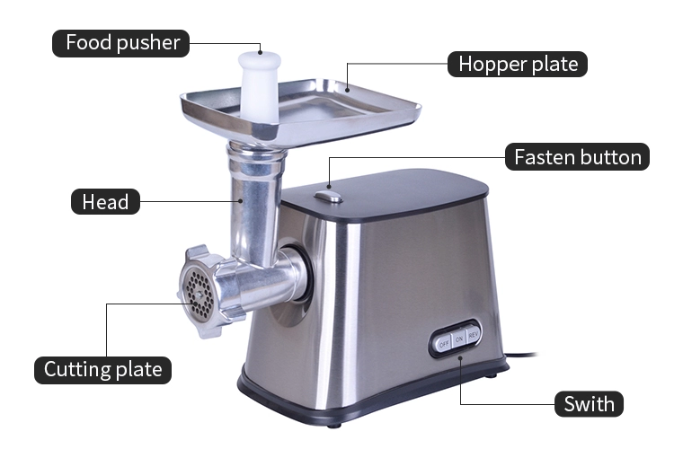 Multifunctional Stainless Steel Meat Chopper Electric Meat Grinder Machine