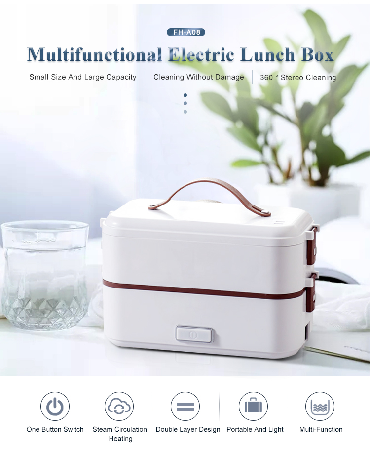 Office essentials single layer 1.2KG electric lunch box heater
