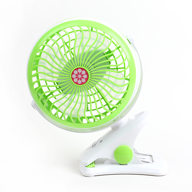 Portable High Speed USB Port Cooling Small Mini Clip Desk Fan 6" HJ-5027