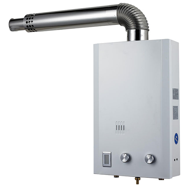 Tankless Instantaneous Water Heater with Electrical Pulse Ignition