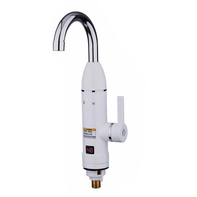 Vertical South American Fast Electric Faucet Under Water,3s Out of Hot Water White/Red/Golden/Silver LD-103C