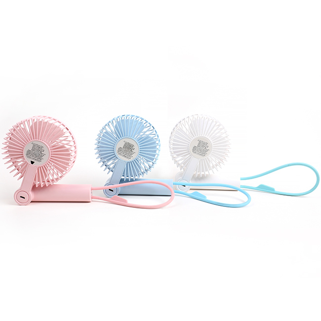 3 Speed Adjustable Custom Portable USB Rechargeable Foldable Handheld Mini Cooling Fan for Outdoor And Travel