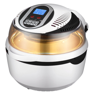 10L Rotisserie Air Fryer Sliver/Black Multifunction Rolling Air Fryer RA-002L